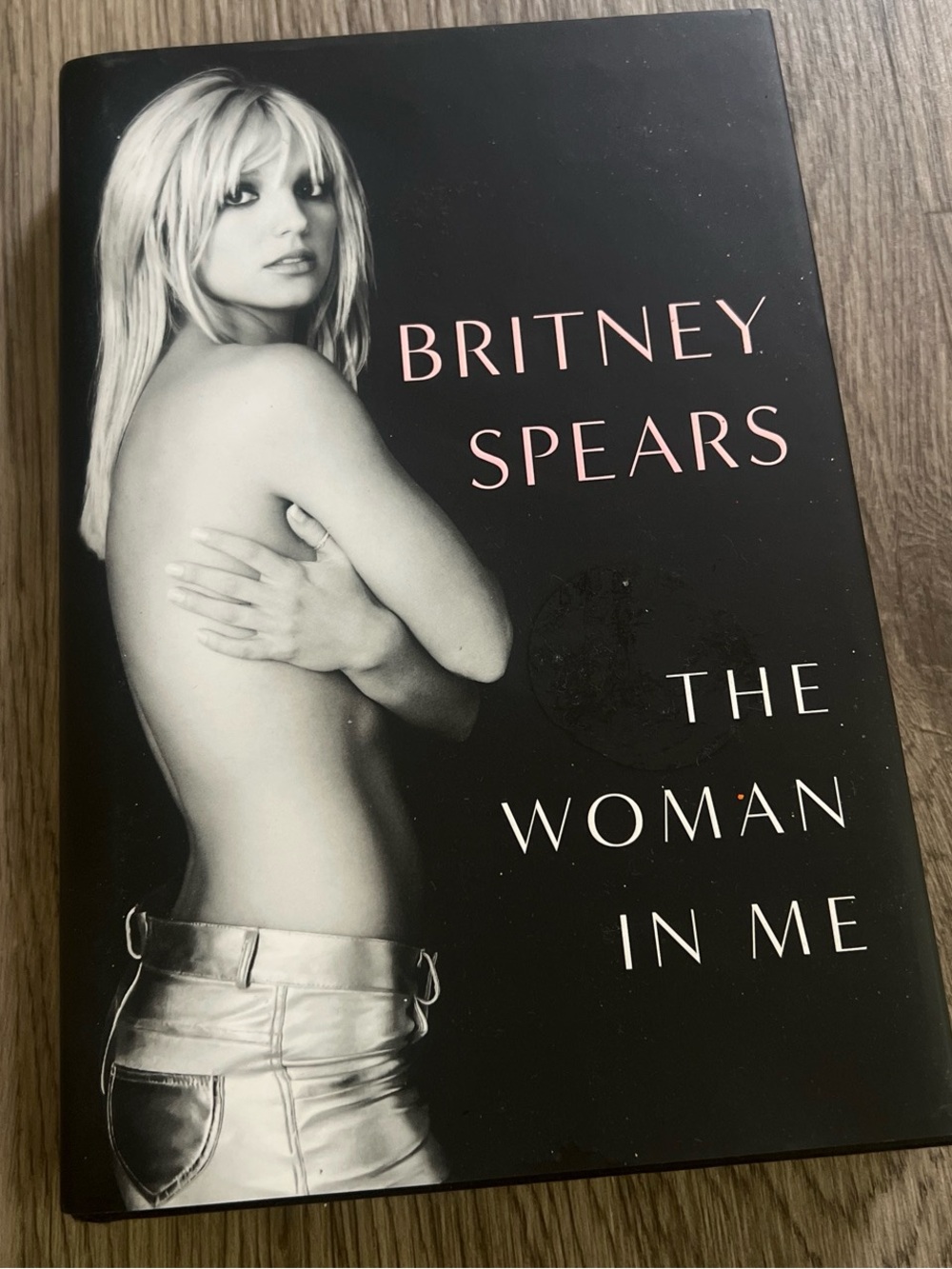 Britney Spears "The Woman in Me" Hardcover - Black & Pink Cover